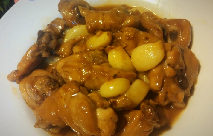 蒜頭炒雞肉秘訣